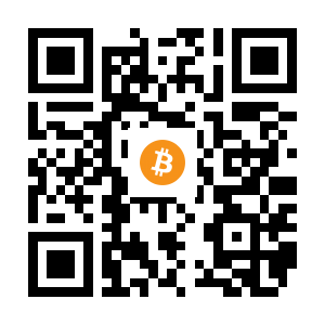 bitcoin:1JSzvbb261J5gENsv2iuDXdn95KzdC9MoE black Bitcoin QR code