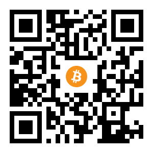 bitcoin:1JT1dBZfMMjEco1eYvRcgfiV3YMUotco3h black Bitcoin QR code