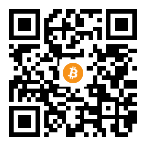 bitcoin:1JT9oM5yB7Zmhpf26ZoT2S7crj5SBZuuAG black Bitcoin QR code