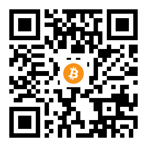 bitcoin:1JTyuH1qNRr51rxN1AkyHTHBQkjfkEZ1RL black Bitcoin QR code