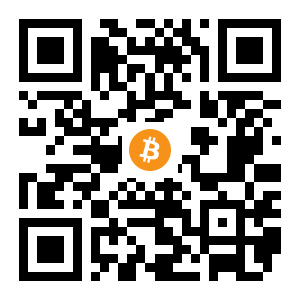 bitcoin:1JUCkqRnbsMse3fHfPBkhXomqLgqkXwE2Q black Bitcoin QR code