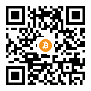 bitcoin:1JULSUsAWNHxnH9N48mu1s4MnDwB86o5sq black Bitcoin QR code