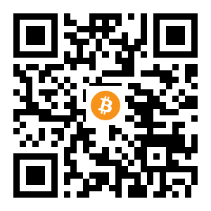 bitcoin:1JUzyVWqG3CpfRcyVwnRKaWfvFHCQePe9W black Bitcoin QR code