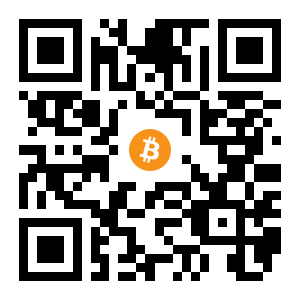 bitcoin:1JVFXozUiyhUMPhi26RgHk99d3gUEx92YH black Bitcoin QR code