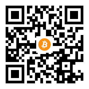 bitcoin:1JVQeSo85Tev9CTxLoN6gndPn2Nc5moymW black Bitcoin QR code