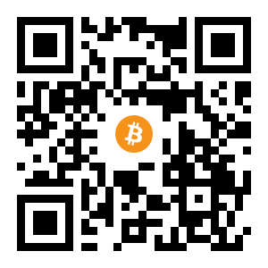 bitcoin:1JVU43LNKXqa9W5fCh8tppxDDEWgfeNg46 black Bitcoin QR code
