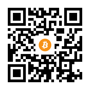 bitcoin:1JVf6eUu9JTg7AD9sRLkUBf4BFd11fxjxm black Bitcoin QR code