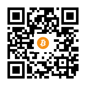 bitcoin:1JWMxYgH2h4eohJNgwvw8SpjjdEEXj7a8G black Bitcoin QR code