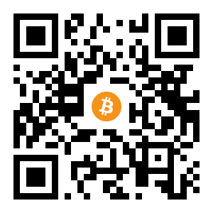 bitcoin:1JXMdcMCJF14fjffrMQumPndbsd4sMk2LQ black Bitcoin QR code