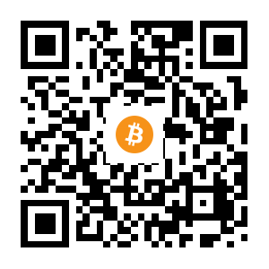 bitcoin:1JY4W3wrLi1UmfbY6WMUbXawsgFjtLraAU black Bitcoin QR code