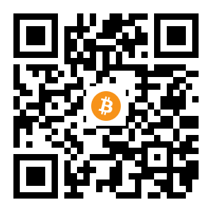 bitcoin:1JYB5z8jTynGDjpMj1w6KoPs7NBKAsvEQ7 black Bitcoin QR code