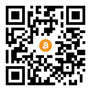 bitcoin:1JYNH9XMJnobDTosuMDR9pnKPNWaQFSSkM black Bitcoin QR code