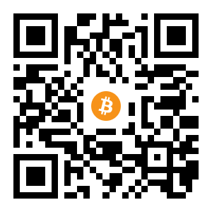 bitcoin:1JYfaMLefjUFsVW1WrKS4iLR6FyKuj88Nv black Bitcoin QR code