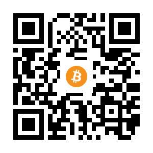 bitcoin:1JZsi7baCTxRW9C8T1aaaguBqg28S3moVd black Bitcoin QR code