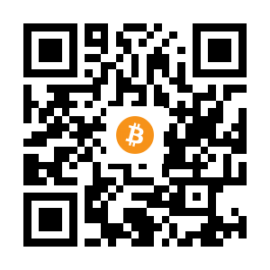 bitcoin:1JaGMqB43fjNYCtaipJLg2qAg6tuFePGmP black Bitcoin QR code