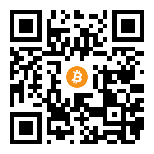 bitcoin:1JaNzqGLkvPhLUPgRKUtZuHFHw2DcvioSE black Bitcoin QR code