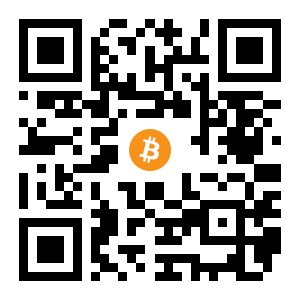 bitcoin:1JaPNwMXt2AuVkWmkUHbsw78MbGorTfmm2 black Bitcoin QR code