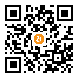 bitcoin:1JabE7B7nnxJt8kbEWLVbgGSdvbjeV6riL black Bitcoin QR code