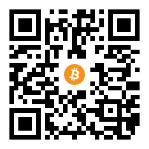 bitcoin:1Jbc9s4fpi5x84BoUe9SBLtmxWFAD5ZjKq black Bitcoin QR code