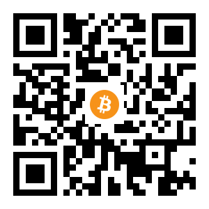 bitcoin:1JbdRfRmFjMTfP7pCEE9rQenMUKE4rKpEW black Bitcoin QR code