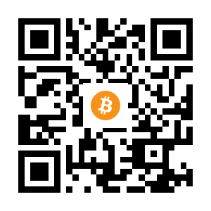 bitcoin:1JbkGH2wovXRGdtvaYufo46xGESEavG9sd black Bitcoin QR code