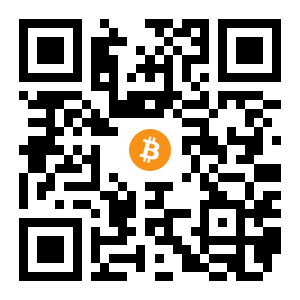 bitcoin:1Jbz1K2f6AKvrwcafKEMhR7ay4WfP6oSTE black Bitcoin QR code