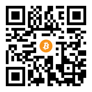 bitcoin:1JcnuLRkruUfHneV7LeAzQQuFRtyAQg4cS black Bitcoin QR code