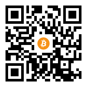 bitcoin:1JdAz5bVpqmLoWyi6tpaARyxdZ1ENbwcjY black Bitcoin QR code