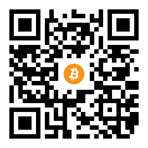 bitcoin:1JdmLXk2dLyt47Pzq8sE9rv5CFQs4xr9Ry black Bitcoin QR code