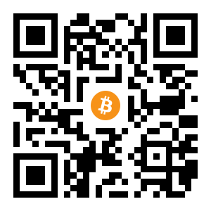 bitcoin:1JecQXYgiT3RmoYFPj7QWrLd47zhg8gbfW black Bitcoin QR code