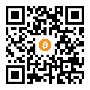 bitcoin:1Jf84CEYwoHwrbNteJ58J435hr8BAYP2Sg black Bitcoin QR code