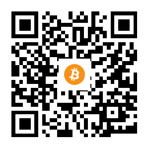 bitcoin:1JfWfgMu9MsvAb8Hc7pMmeKWPEydSusY71 black Bitcoin QR code