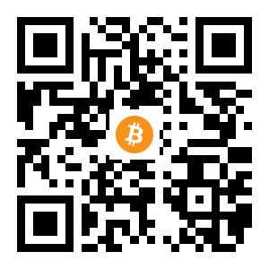 bitcoin:1JfXLzQvYPZHNzX4vhH6aoetGDfcPD1YEX black Bitcoin QR code