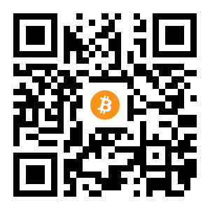 bitcoin:1JgZPMNrGJ844BQbsSputfEuDbD5C5GhnD black Bitcoin QR code