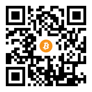 bitcoin:1JhJCSNRhhVtqFea1MUGJ3s77Gom7cuak7 black Bitcoin QR code