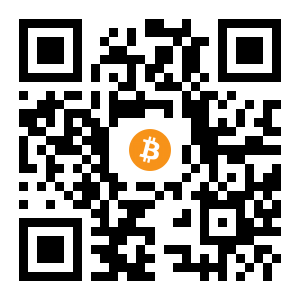 bitcoin:1JhxsdBJhvwhSFEd8avzSC24qUPtd24bBf black Bitcoin QR code