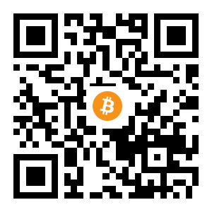 bitcoin:1JhyDqxUvucL3fgcfU7yxRQbwmAVZJpDYB black Bitcoin QR code