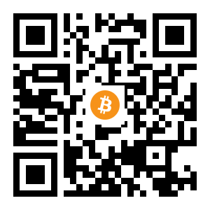 bitcoin:1Ji3Nvo5R4emNxTKj9iQQtBykyJi3ehqBM black Bitcoin QR code