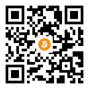 bitcoin:1JiSW7gvYTzPEcRvP64HPkhqsj96EnC1PX black Bitcoin QR code