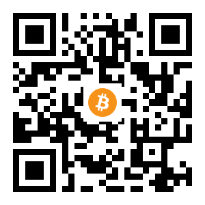 bitcoin:1JiTBX7H4kHZb1Fy1fAWxutLYdQ5qrB7Wd black Bitcoin QR code