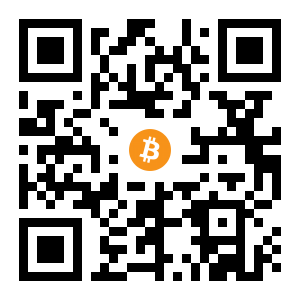 bitcoin:1JjWDtmvz9CpJyhzCvPGqg3gLfRZcTmELk black Bitcoin QR code