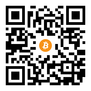 bitcoin:1JjwfVSjtQiSSrqfGxSoi8aHBQG62MKLyj black Bitcoin QR code