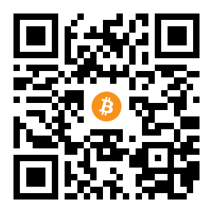 bitcoin:1Jk2AX98gqSddqpxxATXUdcGu8CCer8d7n black Bitcoin QR code