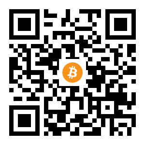 bitcoin:1JkKP6AiroZvpeoLbJssqe9iQBwpLwMjF3 black Bitcoin QR code