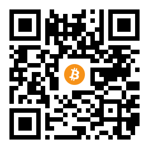 bitcoin:1JmQNj1ScfycouDR2b3fae29oqtQdv6wE9 black Bitcoin QR code