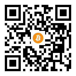 bitcoin:1JnDx71JnUz3Nxyk8C43ZbZxZ9LtTkJssF black Bitcoin QR code