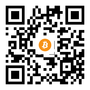 bitcoin:1Jo8eJ5CZ8yRaFWZFRBBtos6QG1fFTVsF1 black Bitcoin QR code