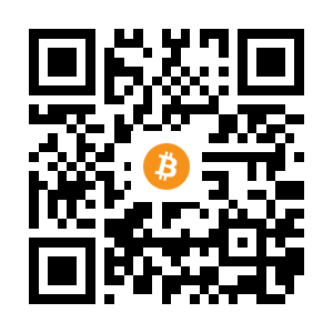 bitcoin:1JocCeSxe4vgJEaG5DVRBiei8zpatRSYUG black Bitcoin QR code