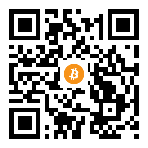 bitcoin:1JpiJMFfKnTJo65HFbuFbTMNJuLm7qvjQ9 black Bitcoin QR code