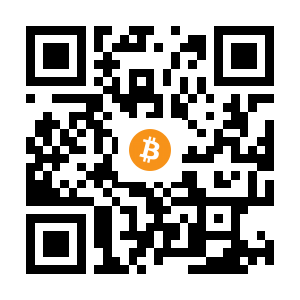 bitcoin:1JpqbcD6hA2kBdtviVA3SnJ52Dp4dVQMte black Bitcoin QR code
